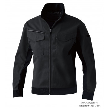 桑和 3472-00　長袖ブルゾン Lサイズ ブラック(4) SOWA 【北海道・沖縄・離島配送不可】