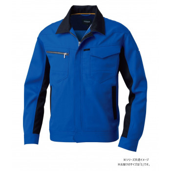 桑和 9662 長袖ブルゾン Sサイズ ブルー(8) SOWA 【北海道・沖縄・離島配送不可】