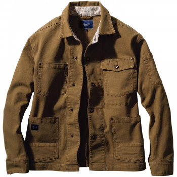 桑和 1472-00 長袖カバーオール Lサイズ ライトブラウン(87) Dandy Dad 【北海道・沖縄・離島配送不可】