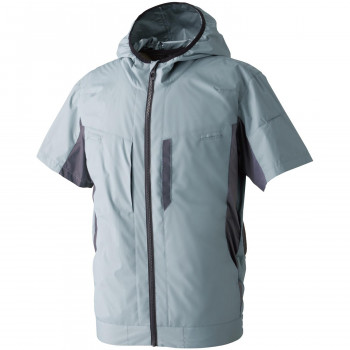 桑和 8349-01 EF半袖ブルゾン 6Lサイズ シルバーグレー(22) 【北海道・沖縄・離島配送不可】