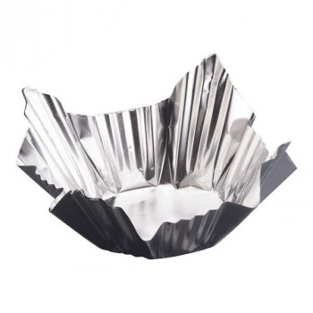 マイン　アルミすき鍋(銀)　(100枚入)　M33-246　QSKA701 【北海道・沖縄・離島配送不可】