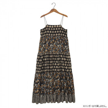 キャミワンピース シックブロック ブラック 43025160921 【北海道・沖縄・離島配送不可】