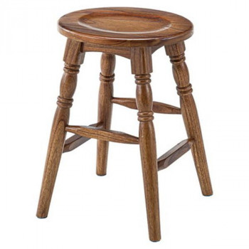 東谷 オーバルスツール ブラウン GT-784BR 【北海道・沖縄・離島配送不可】