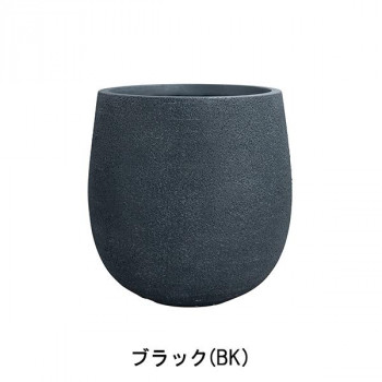 グリーンポット 植木鉢 グレイニー エッグ ブラック 43cm GA-3143BK 【北海道・沖縄・離島配送不可】