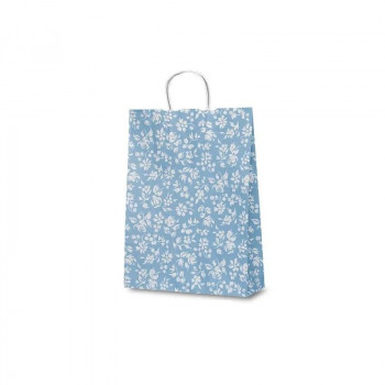 自動紐手提袋 T-8 カレン(ブルー) 1803 50枚 【北海道・沖縄・離島配送不可】