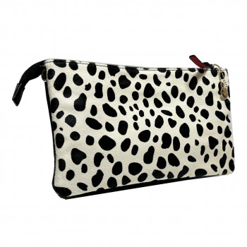 DAICO Pisoraro(ピソラロ) ハラコ お財布ポシェットショルダー DALMATIAN PR238 【北海道・沖縄・離島配送不可】