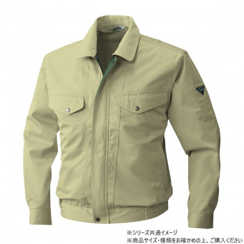 桑和 4443 ツートンブルゾン Mサイズ マスタード(92) 【北海道・沖縄・離島配送不可】