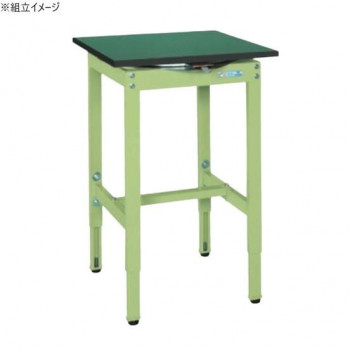 サカエ 回転作業台高さ調整タイプ サカエリューム天板 600×600×760mm TRK-600SE 【北海道・沖縄・離島配送不可】