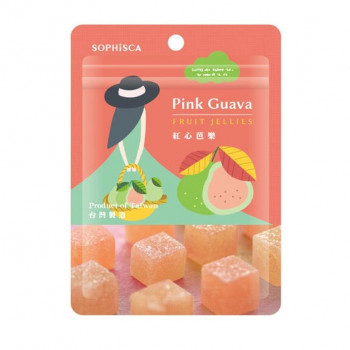 フジフードサービス ソフィスカ フルーツゼリー(ヴィーガン) ピンクグアバ 42g 16個(8個×2ボール) 【北海道・沖縄・離島配送不可】