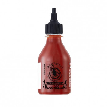 フジフードサービス フラインググース シラチャー・チリソース(激辛ブラックアウト) 200ml 12個 【北海道・沖縄・離島配送不可】