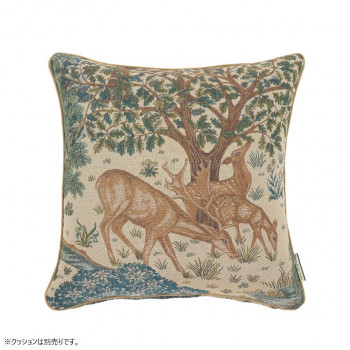 川島織物セルコン Morris Design Studio ザ・ブルック 背当クッションカバー 45×45cm LL1749 BE ベージュ 【北海道・沖縄・離島配送不可】