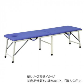 高田ベッド製作所 有孔粉体ムーブ (折りたたみ式ポータブルベッド) 幅50×長さ180×高さ60cm ライトブルー TB-1008U 【北海道・沖縄・離島配送不可】