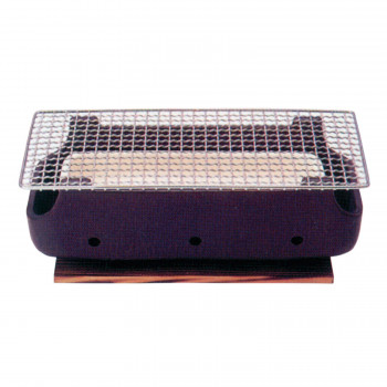 M4620 黒角形串焼きコンロ 【北海道・沖縄・離島配送不可】