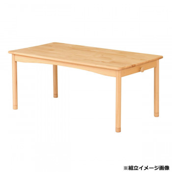 弘益(KOEKI) UTILITY ファミリアキッズテーブル ナチュラル 1100×580×440mm FAMT110NA 【北海道・沖縄・離島配送不可】