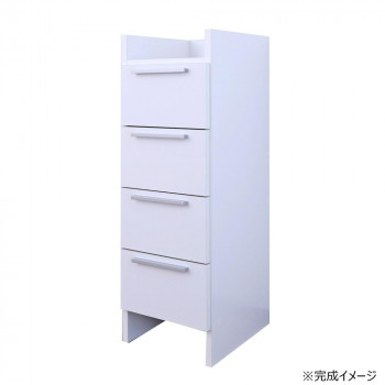 日本製組立家具 ランドリーチェスト 4段 CO-NC-9030H 【北海道・沖縄・離島配送不可】
