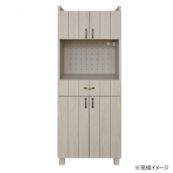 日本製組立家具 キッチン収納キャビネット CO-CN-1660TH 【北海道・沖縄・離島配送不可】