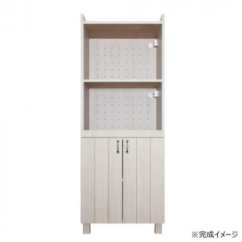 日本製組立家具 キッチン収納キャビネット CO-CN-1660SR 【北海道・沖縄・離島配送不可】