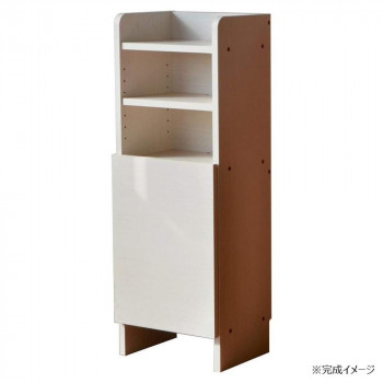 日本製組立家具 ルガール30 ルーター収納 白 【北海道・沖縄・離島配送不可】