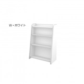 知育家具 EVAキッズシリーズ ほんだな 幅63cm GR-63H　W・ホワイト 【北海道・沖縄・離島配送不可】