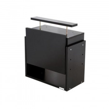 コレクションラック レギュラー専用上置き ロータイプ 奥行29cm用 CR-T5529US　BK・ブラック 【北海道・沖縄・離島配送不可】