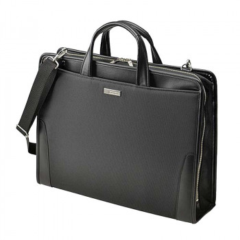 BAGGEX 鋼 ブリーフケース フルオープン型 24-0354 ブラック(10) 【北海道・沖縄・離島配送不可】