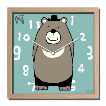 Artist Clock 壁掛け時計 武内 祐人 クマ CAC-52637 【北海道・沖縄・離島配送不可】