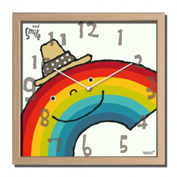 Artist Clock 壁掛け時計 武内 祐人 虹 CAC-52640 【北海道・沖縄・離島配送不可】