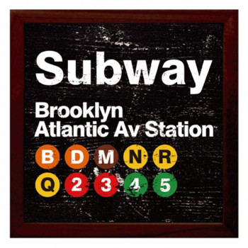 Sign Frame 400seires アートパネル subway ISF-52262 【北海道・沖縄・離島配送不可】