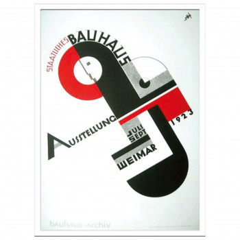 アートパネル Bauhaus Weimar Ausstellung 1923 IBH-70048 【北海道・沖縄・離島配送不可】