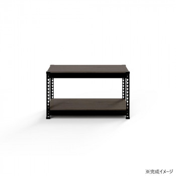 H45cm 追加2 段セット 幅81cm MK-482NBK ブラック 【北海道・沖縄・離島配送不可】