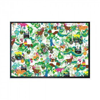 Kayo Horaguchi Matching-pattern_Green アートパネル ZKH-53666 【北海道・沖縄・離島配送不可】