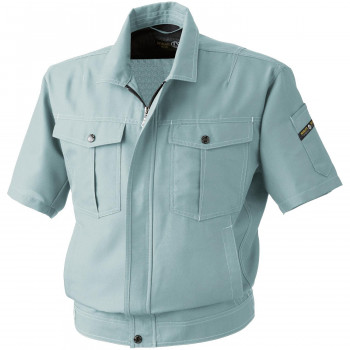 桑和 971 半袖ブルゾン 4Lサイズ モスグリーン(107) Absolute GEAR 【北海道・沖縄・離島配送不可】