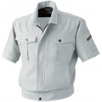 桑和 971 半袖ブルゾン 3Lサイズ グレー(7) Absolute GEAR 【北海道・沖縄・離島配送不可】