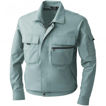 桑和 483 長袖ブルゾン 6Lサイズ モスグリーン(107) 【北海道・沖縄・離島配送不可】