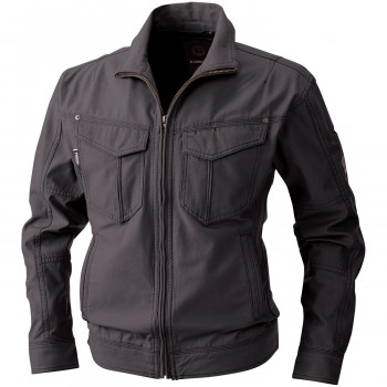 桑和 5773 長袖ブルゾン LLサイズ チャコールグレー(23) G.GROUND 【北海道・沖縄・離島配送不可】