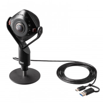 サンワサプライ スピーカー内蔵360度Webカメラ CMS-V71BK 【沖縄配送不可】