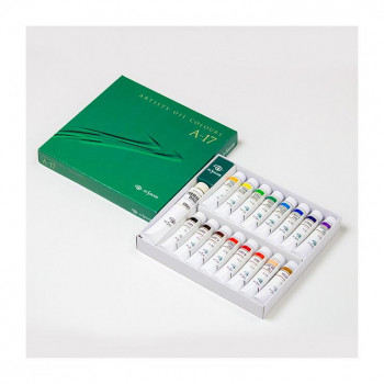 クサカベ 油絵具 17色セット A-17絵具