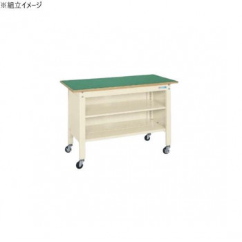 サカエ 一人用作業台CPBタイプ サカエリューム天板 1200×600×810mm アイボリー CPB-126TI 【北海道・沖縄・離島配送不可】