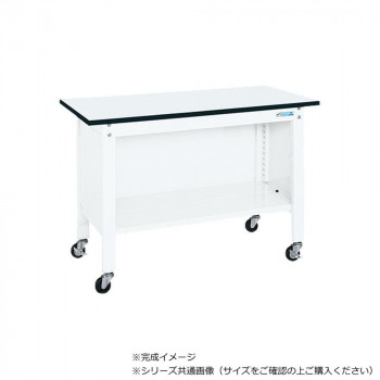 サカエ 一人用作業台CPBタイプ ポリエステル天板 1200×600×810mm パールホワイト CPB-126W 【北海道・沖縄・離島配送不可】 58,376円