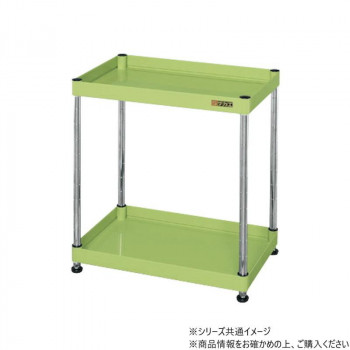 サカエ CSパールワゴン固定タイプ 樹脂製 グリーン CSPN-9062 【北海道・沖縄・離島配送不可】 28,155円