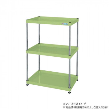 サカエ CSパールワゴン固定タイプ 樹脂製 グリーン CSPN-90103 【北海道・沖縄・離島配送不可】 34,815円