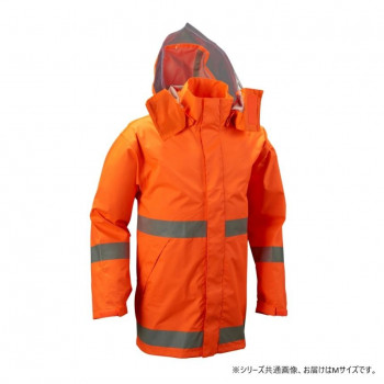 船橋(フナハシ) レインウェア ライジングレイン FS-10000 オレンジ M 【北海道・沖縄・離島配送不可】