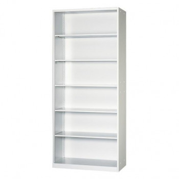 壁面収納家具/D:450・ホワイトタイプ オープン H2100 棚板5枚付 ALPSホワイト色 COM-UAO-W21 【北海道・沖縄・離島配送不可】 42,244円
