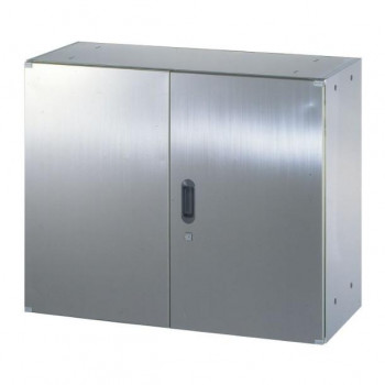 壁面収納家具 ステンレス収納庫 両開戸 H720/D500 棚板1枚付 COM-STH5-7 【北海道・沖縄・離島配送不可】