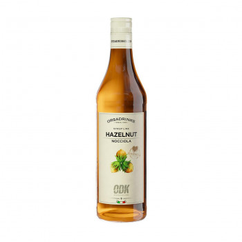 ORSADRINKS オルサドリンクス ヘーゼルナッツ・シロップ 750ml×6個 655-004 【北海道・沖縄・離島配送不可】