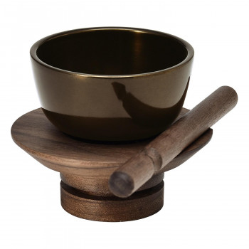 涼月 木製りん台セット(丸型 ) りん2.0寸 ウォールナット/抹茶 59e15id194092 【北海道・沖縄・離島配送不可】 11,567円