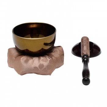 美桜(mio)りんセット りん2.0寸/りん棒4.0寸 六角布団2.5寸ブラウン/抹茶 59g1257094095 【北海道・沖縄・離島配送不可】