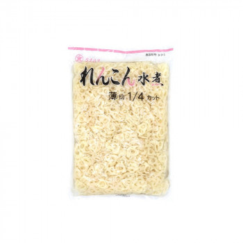 タチバナ食品 水煮 薄切れんこん1/4カット 1000g×10入 S-3-3 【北海道・沖縄・離島配送不可】