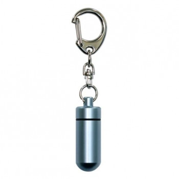 ペット供養 遺骨カプセル 中 キーホルダー ライトブルー H3.8cm 10入 060366 【北海道・沖縄・離島配送不可】