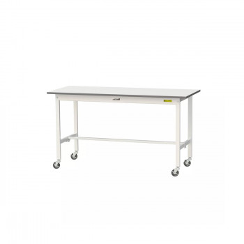 山金工業(YamaTec) SUPC-1560-WW ワークテーブル150シリーズ 移動式 (H826mm) 1500×600mm 【北海道・沖縄・離島配送不可】